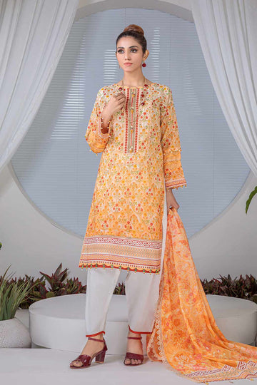 Bonanza Satrangi Rsr222p24 Orange Eid Prints 2022 Online Shopping